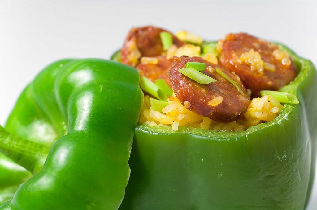 Linguica Recipe for Stuffed Peppers